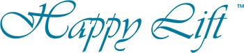 logo happy lift blue